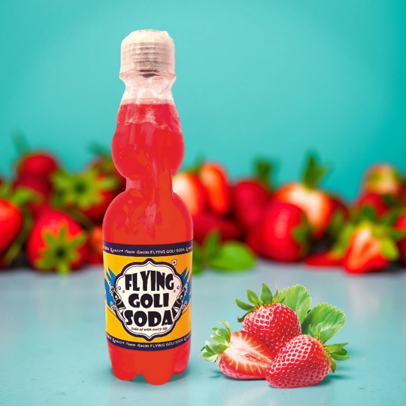 Strawberry Flying Goli Soda
